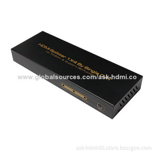 HDMI 1 X 4 Splitters by Single Cat6 with 5V DC/3A Power Supply
